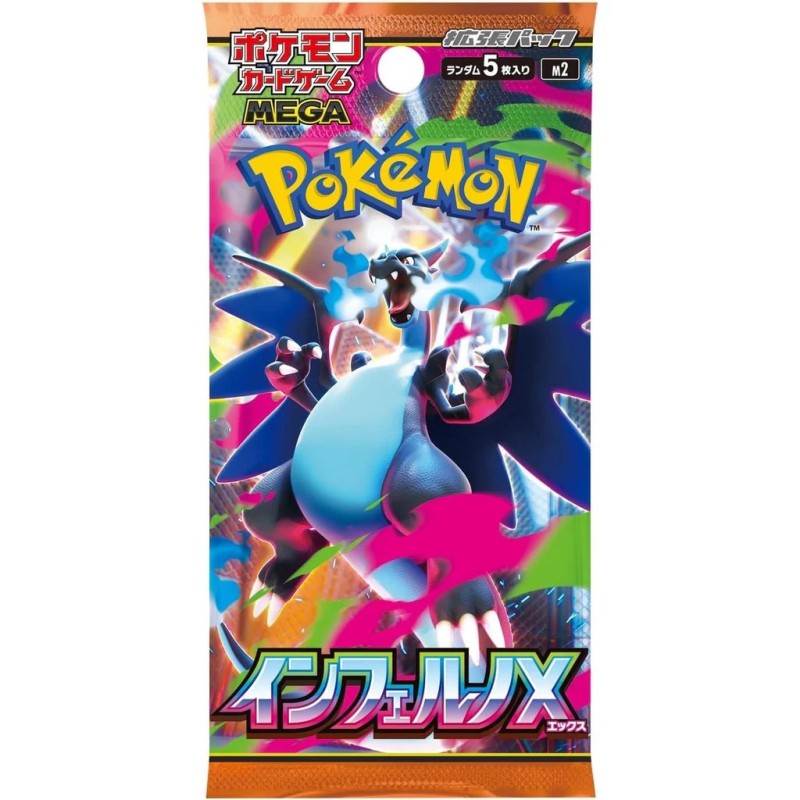 Booster Pokemon - Mega Inferno X M2 - Jp Booster Pokemon - Mega Inferno X M2 - Jp