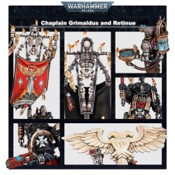 Black Templar - Chapelain Grimaldus & Suite