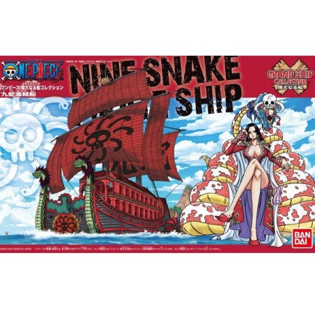 One Piece - Maquette - Grand Ship Collection Nine Snake Pirate Ship 15cm
