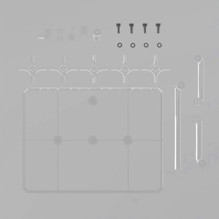 Gundam Gunpla Action Base 8 Clear Color
