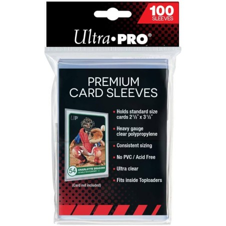 Sleeves Ultra PRO - Premium Platinum - Transparentes